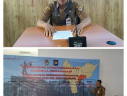 Kepala BPKAD Kabupaten Melawi Sampaikan Sistem Informasi Geografis Pada Acara Launching Aksi Perubahan Kinerja Di 2024.