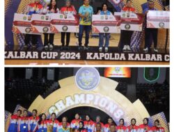 Akhirnya Tim Putri Kabupaten Melawi Raih Juara dan Lima penghargaan Terbaik