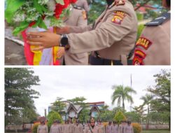 Polwan Polres Sintang Ziarah Makam, Sambut Hari Jadi Ke-76