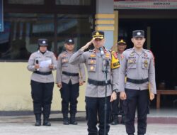 Apel Siaga Karhutla Untuk Memperkuat Koordinasi Antara Polres Melawi, Tni, Dan Instansi Lainnya