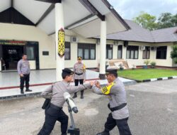 Polres Sekadau Tingkatkan Latihan Bela Diri Polri untuk Pengamanan Pilkada 2024