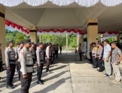 Gelar Tactical Wall Game (TWG), Polres Sekadau Siap Amankan Pelantikan Anggota DPRD