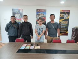 POLSEK SANDAI UNGKAP “PENJUAL” YANG ASIK JUALAN NARKOTIKA DI SALAH SATU HOTEL KECAMATAN SANDAI