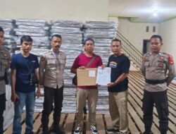 Polres Melawi Melakukan Pam dan Kawal 13 Box Segel