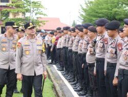 Kapolda Kalbar Lakukan Pengecekan Langsung Pesonel Polda Kalbar Dalam Rangka Kesiapan Pilkada 2024