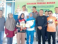 Dinas Ketahanan Pangan Dan Pertanian Gelar Sembako Murah Dalam Rangka memperingati hari Pangan Sedunia