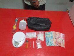 Gerak Cepat Polsek Nanga Tayap Tangkap Bandar Narkoba, Sabu Seberat 55,51 Gram Turut Diamankan