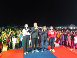 Pasangan (DAMAI)Dadi-Malin Gelar Kampanye Dialogis Di kecamatan Sokan