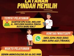 KPU Melawi Menyediakan Layanan Pindah Memilih Bagi Masyarakat Yang Berada Di Luar Tempat Tinggalnya