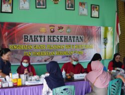 Ratusan Warga Desa Tanjung Manfaatkan Layanan Kesehatan Gratis dari Polres Sekadau