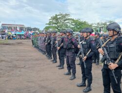 Pastikan Kampanye di wilayah Ketapang berlangsung Kondusif, Kapolres Ketapang turunkan personel Amankan Rapat Umum Paslon Nomor 2 di Lapangan Sepakat