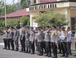 Hari Terakhir Masa Kampanye, Kapolres Ketapang Dan Jajaran Amankan Kampanye Rapat Umum Paslon 01 dan juga Paslon 03