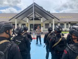Polres Sekadau Sambut 30 Personel BKO Brimob, Perkuat Pengamanan Pilkada