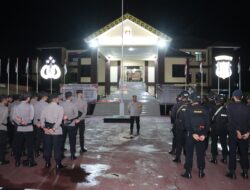 Polres Sanggau Gelar Patroli Skala Besar Demi Harkamtibmas pada Masa Tenang Pilkada Serentak 2024