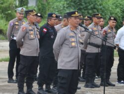 Kapolres Sekadau Pimpin Apel Konsolidasi Pasca Pengamanan Pleno Pilkada 2024