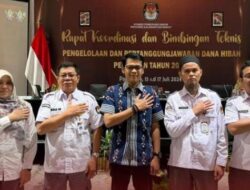 KPU Melawi Ikuti Rakor dan Bimtek Pengelolaan Serta Pertanggungjawaban Dana Hibah Pemilihan 2024