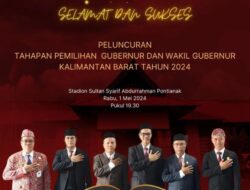 KPU Melawi Ucapkan Selamat dan Sukses atas Peluncuran Tahapan Pemilihan Gubernur dan Wakil Gubernur Kalbar 2024