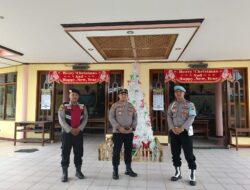 Kapolsek Sekadau Hilir Pimpin Pengecekan Kesiapan Gereja Sambut Natal 2024