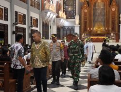 Jajaran Forkopimda Kabupaten Melawi Pastikan Keamanan Ibadah Malam Natal