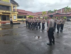 Menjaga Profesionalitas, Satuan Samapta Polres Ketapang Laksanakan Latihan Pengendalian Massa