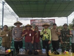 Dukung Pelaksanaan Swasembada Pangan, Kapolsek Nanga Tayap Lakukan Penanaman Serentak Bibit Jagung Di Lahan Seluas 14 Hektar