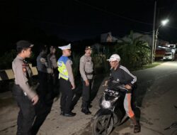 Cegah Kejahatan, Polres Landak MelaksanakanPatroli di Tempat yang Rawan Kriminalitas