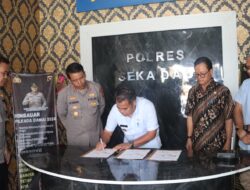 Polres Sekadau, Pemkab dan Koperasi Produsen Keling Kumang Agro Teken MoU Peningkatan Ketahanan Pangan