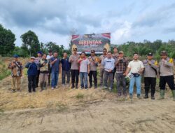 Sukseskan Ketahanan Pangan, Polres Ketapang Terus Lakukan Perluasan Lahan Tanaman Jagung Hibrida