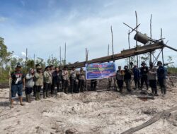 Polres Ketapang Bersama LPHD dan KPH Bubarkan Lokasi Pertambangan Ilegal di Tanah Desa Sungai Pelang, Matan Hilir Selatan