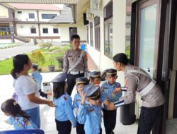 Wisata Edukasi di Polres Sekadau, Murid TK dan Paud Antusias Kenali Tugas Polisi