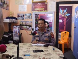 Kapolres Sekadau Sosialisasikan Program Ketahanan Pangan Nasional di Radio Dermaga FM