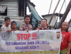Tindak Lanjuti Patroli Sungai, Polres Sekadau Tertibkan PETI di Sungai Ayak