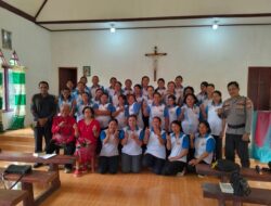 Minggu Kasih: IPTU Joner Sosialisasikan Penerimaan Polri dan Ketahanan Pangan