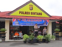 Polres Sintang Gelar Operasi Keselamatan Selama 14 Hari Kedepan, Inilah Sejumlah Sasaran Penindakan