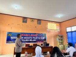 Sosialisasikan Rekrutmen Anggota Polri, Kabag SDM Ajak Pelajar Siapkan Diri