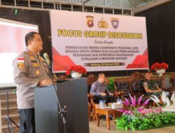 Polres Sintang Gelar Focus Group Discussion, Bangun Sinergi Dalam Memelihara Kamtibmas