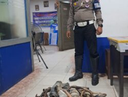 Satlantas Polres Sekadau Sita Belasan Knalpot Brong dalam Operasi Keselamatan Kapuas