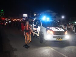Sambut Ramadhan 1446 H, Polres Sekadau Berikan Pengamanan Pawai Obor dan Ta’aruf