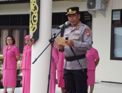 Polres Sekadau Anugerahi Kenaikan Pangkat Pengabdian kepada Kompol Masdar