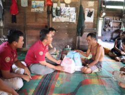 Polres Sekadau Salurkan Bantuan Sosial untuk Dua Anak Yatim Piatu di Tapang Perodah