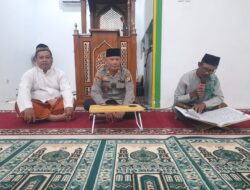 Silaturahmi di Bulan Ramadan, Kabaglog Polres Sekadau Ikut Tadarus di Masjid Ar Rahman