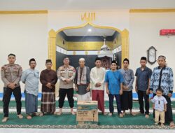 Kapolsek Nanga Mahap IPDA Andre Perkuat Sinergi dan Keamanan Selama Ramadan