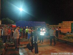 Pastikan Aktivitas Mudik Jalur Laut Berjalan Kondusif, Polsek Kawasan Pelabuhan Laksanakan Pengamanan