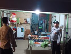 Polsek Menukung Gelar Kegiatan Patroli Skala Besar Di Wilayah Menukung