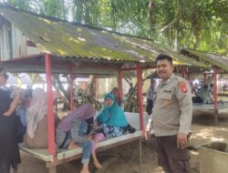 POLSEK BENUA KAYONG POLRES KETAPANG LAKSANAKAN PENGAMANAN POS PAM KETUPAT KAPUAS 2025 DI PANTAI PECAL