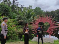 Libur Lebaran, Polisi Patroli di Objek Wisata Taman Kelempiau Sekadau