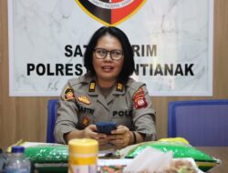 Polresta Pontianak Sita Beras Oplosan SPHP 1 Tersangka Diamankan