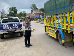 Satlantas Polres Sekadau Gelar KRYD, Edukasi Pengendara Kendaraan di Pagi Hari