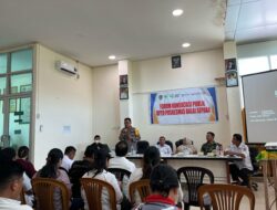 Lokakarya Mini Lintas Sektor, IPDA Budi Sampaikan Sinergi Kesehatan dan Keamanan