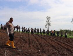 Kapolres Melawi Pimpin Tanam Jagung program Asta Cita ketahanan pangan 
